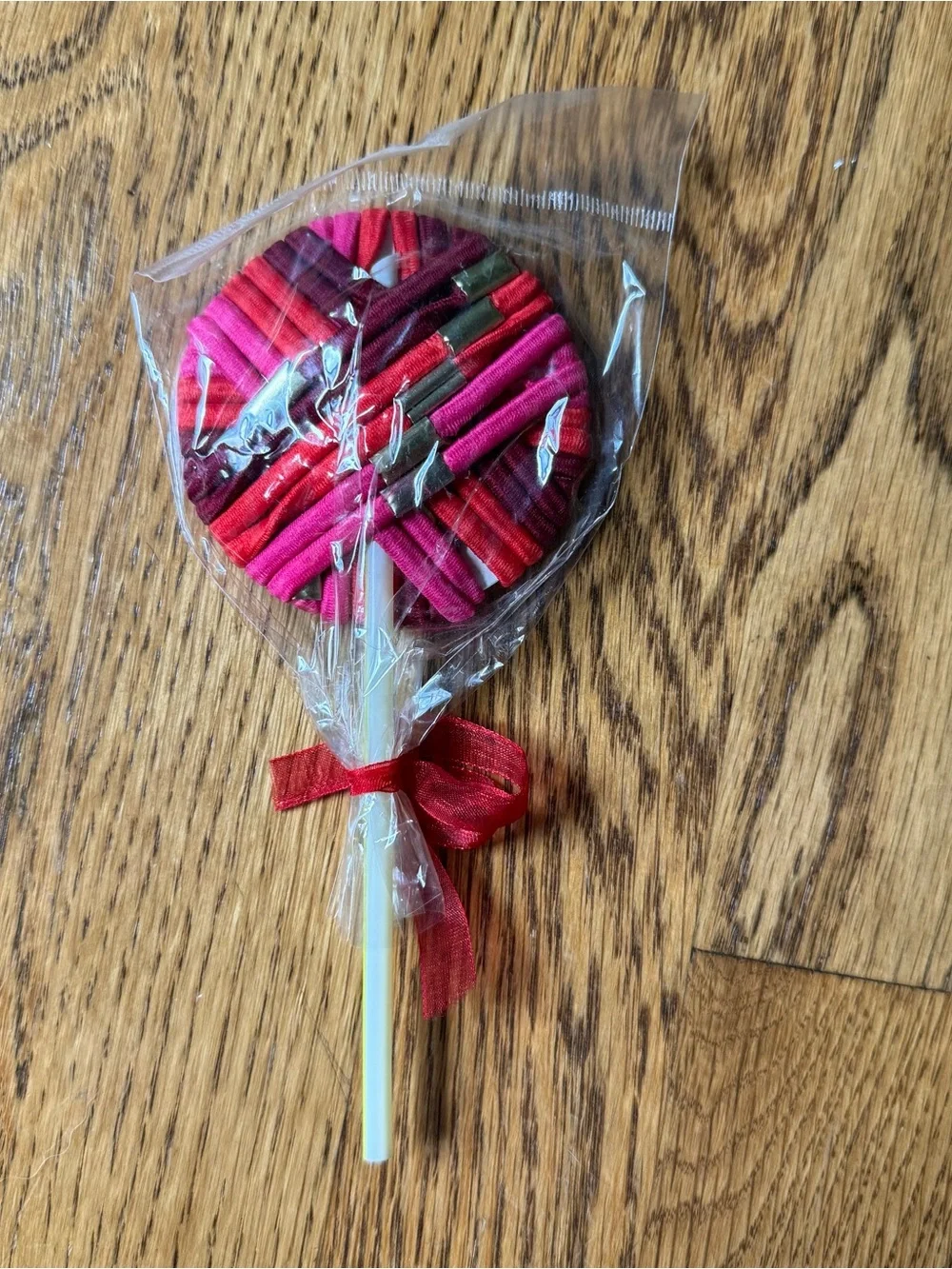 Red and Pink Hairband “Lollipop”